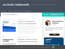 Tablet Screenshot of outilscollaboratifs.com